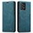 Coque Portefeuille Livre Cuir Etui Clapet C01S pour Samsung Galaxy A72 4G Bleu