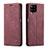 Coque Portefeuille Livre Cuir Etui Clapet C01S pour Samsung Galaxy F12 Vin Rouge