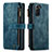 Coque Portefeuille Livre Cuir Etui Clapet C01S pour Samsung Galaxy S23 5G Bleu