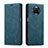 Coque Portefeuille Livre Cuir Etui Clapet C01S pour Xiaomi Mi 10i 5G Bleu