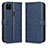 Coque Portefeuille Livre Cuir Etui Clapet C01X pour Google Pixel 4a 5G Bleu