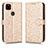 Coque Portefeuille Livre Cuir Etui Clapet C01X pour Google Pixel 4a 5G Or