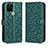 Coque Portefeuille Livre Cuir Etui Clapet C01X pour Google Pixel 5 Vert