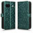 Coque Portefeuille Livre Cuir Etui Clapet C01X pour Google Pixel 8a 5G Vert