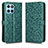 Coque Portefeuille Livre Cuir Etui Clapet C01X pour Huawei Honor X6S Vert