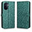 Coque Portefeuille Livre Cuir Etui Clapet C01X pour Huawei Nova Y70 Plus Vert