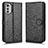 Coque Portefeuille Livre Cuir Etui Clapet C01X pour Motorola Moto E32s Noir