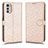 Coque Portefeuille Livre Cuir Etui Clapet C01X pour Motorola Moto E32s Or