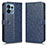 Coque Portefeuille Livre Cuir Etui Clapet C01X pour Motorola Moto Edge 40 Pro 5G Bleu