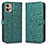 Coque Portefeuille Livre Cuir Etui Clapet C01X pour Motorola Moto G32 Vert