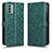 Coque Portefeuille Livre Cuir Etui Clapet C01X pour Nokia G22 Vert