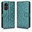 Coque Portefeuille Livre Cuir Etui Clapet C01X pour Oppo A1 Pro 5G Vert