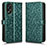 Coque Portefeuille Livre Cuir Etui Clapet C01X pour Oppo A18 Vert