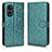 Coque Portefeuille Livre Cuir Etui Clapet C01X pour Oppo A1x 5G Vert