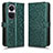 Coque Portefeuille Livre Cuir Etui Clapet C01X pour Oppo Reno10 5G Vert