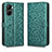 Coque Portefeuille Livre Cuir Etui Clapet C01X pour Realme C33 (2023) Vert