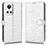 Coque Portefeuille Livre Cuir Etui Clapet C01X pour Realme GT Neo3 5G Argent