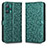 Coque Portefeuille Livre Cuir Etui Clapet C01X pour Realme Q5 5G Vert