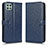 Coque Portefeuille Livre Cuir Etui Clapet C01X pour Samsung Galaxy A22 5G Bleu