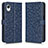 Coque Portefeuille Livre Cuir Etui Clapet C01X pour Samsung Galaxy A23 5G SC-56C Bleu