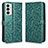 Coque Portefeuille Livre Cuir Etui Clapet C01X pour Samsung Galaxy F23 5G Vert