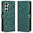 Coque Portefeuille Livre Cuir Etui Clapet C01X pour Samsung Galaxy Z Fold5 5G Vert