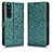 Coque Portefeuille Livre Cuir Etui Clapet C01X pour Sony Xperia 1 III Vert