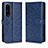 Coque Portefeuille Livre Cuir Etui Clapet C01X pour Sony Xperia 1 IV SO-51C Bleu
