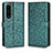 Coque Portefeuille Livre Cuir Etui Clapet C01X pour Sony Xperia 1 IV SO-51C Vert