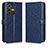 Coque Portefeuille Livre Cuir Etui Clapet C01X pour Vivo V23 Pro 5G Bleu