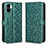 Coque Portefeuille Livre Cuir Etui Clapet C01X pour Xiaomi Poco C50 Vert