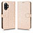 Coque Portefeuille Livre Cuir Etui Clapet C01X pour Xiaomi Poco F3 GT 5G Or