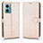 Coque Portefeuille Livre Cuir Etui Clapet C01X pour Xiaomi Redmi 10 Prime Plus 5G Or