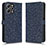 Coque Portefeuille Livre Cuir Etui Clapet C01X pour Xiaomi Redmi 12 4G Bleu