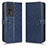 Coque Portefeuille Livre Cuir Etui Clapet C01X pour Xiaomi Redmi K60 5G Bleu