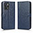 Coque Portefeuille Livre Cuir Etui Clapet C01X pour Xiaomi Redmi Note 10 Pro 5G Bleu