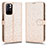 Coque Portefeuille Livre Cuir Etui Clapet C01X pour Xiaomi Redmi Note 11 5G Or