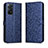 Coque Portefeuille Livre Cuir Etui Clapet C01X pour Xiaomi Redmi Note 11 Pro 4G Bleu