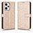 Coque Portefeuille Livre Cuir Etui Clapet C01X pour Xiaomi Redmi Note 12 Explorer Or