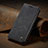 Coque Portefeuille Livre Cuir Etui Clapet C02S pour Samsung Galaxy A10s Noir