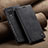 Coque Portefeuille Livre Cuir Etui Clapet C02S pour Samsung Galaxy A12 5G Noir