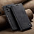 Coque Portefeuille Livre Cuir Etui Clapet C02S pour Samsung Galaxy A13 4G Noir