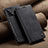 Coque Portefeuille Livre Cuir Etui Clapet C02S pour Samsung Galaxy A32 5G Noir