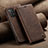 Coque Portefeuille Livre Cuir Etui Clapet C02S pour Samsung Galaxy A73 5G Marron