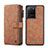 Coque Portefeuille Livre Cuir Etui Clapet C02S pour Samsung Galaxy S20 Ultra 5G Marron