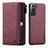 Coque Portefeuille Livre Cuir Etui Clapet C02S pour Samsung Galaxy S21 5G Petit