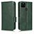 Coque Portefeuille Livre Cuir Etui Clapet C02X pour Google Pixel 4a 5G Vert