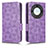 Coque Portefeuille Livre Cuir Etui Clapet C02X pour Huawei Honor Magic5 Lite 5G Violet