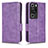 Coque Portefeuille Livre Cuir Etui Clapet C02X pour Huawei P60 Pro Violet