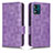 Coque Portefeuille Livre Cuir Etui Clapet C02X pour Motorola Moto E13 Violet